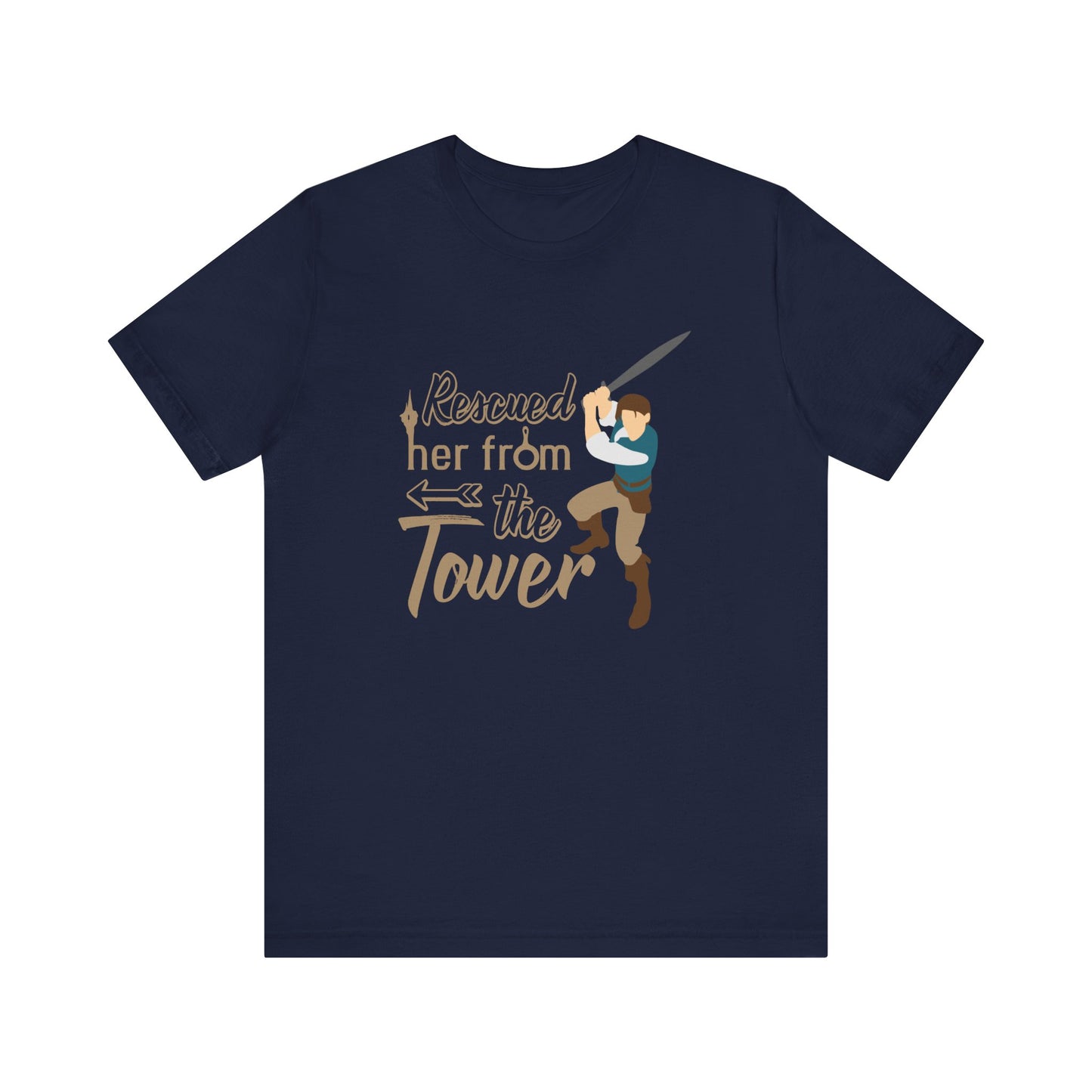 Tangled Shirt, Rescued Her from The Tower T-Shirt, Disney Couple Outfits, Theme Park Apparel