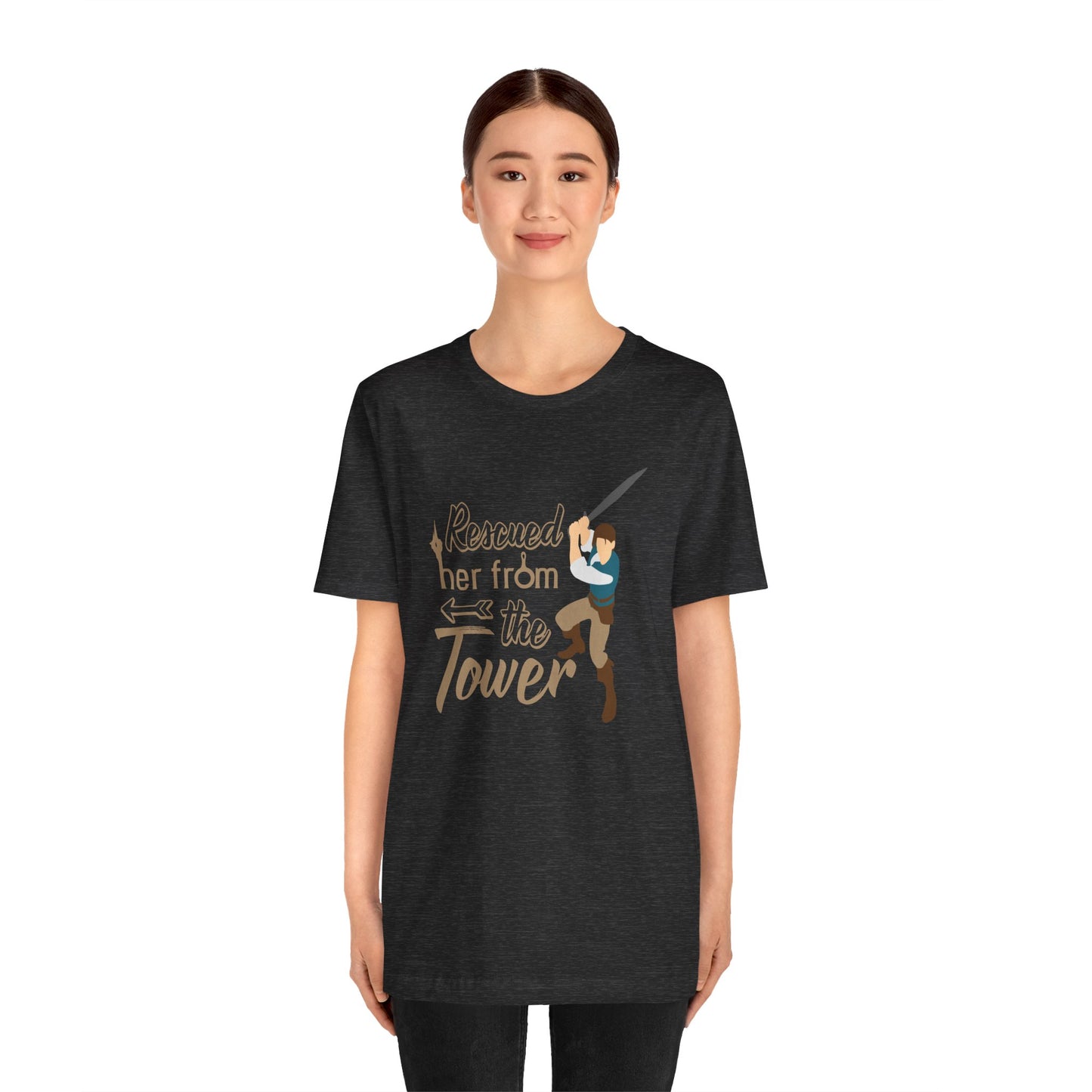 Tangled Shirt, Rescued Her from The Tower T-Shirt, Disney Couple Outfits, Theme Park Apparel