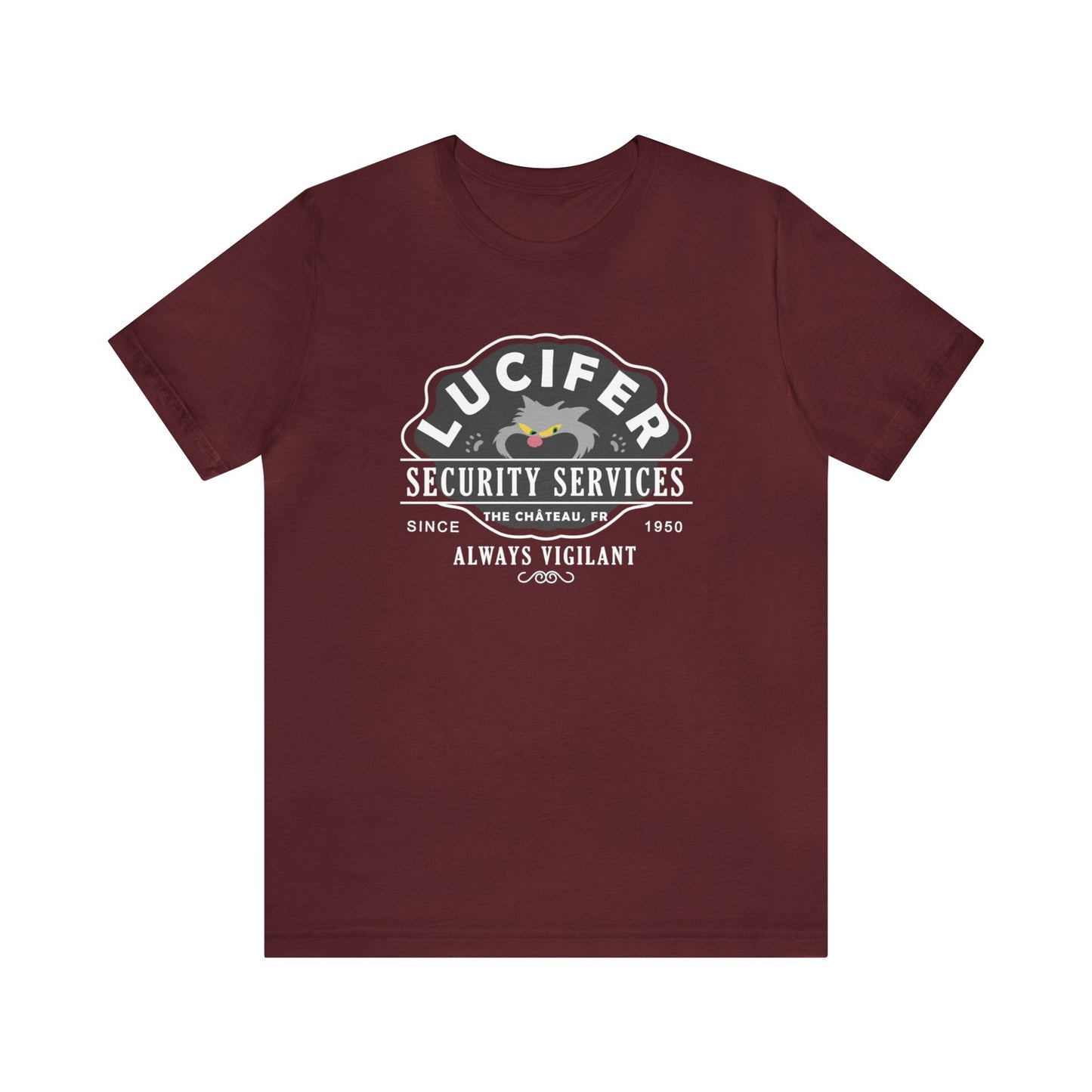 Lucifer Security Services Shirt, Cinderella Costume, Lucifer Cosplay, Theme Park Day Outfits