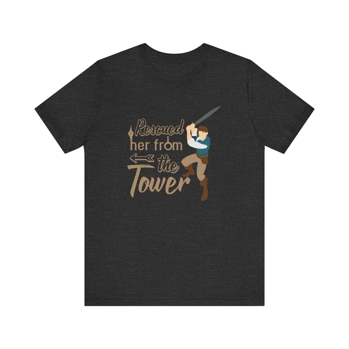 Tangled Shirt, Rescued Her from The Tower T-Shirt, Disney Couple Outfits, Theme Park Apparel