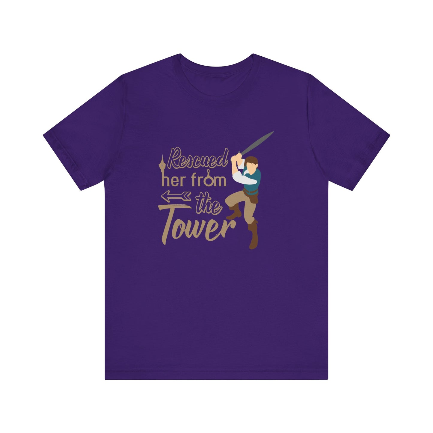 Tangled Shirt, Rescued Her from The Tower T-Shirt, Disney Couple Outfits, Theme Park Apparel