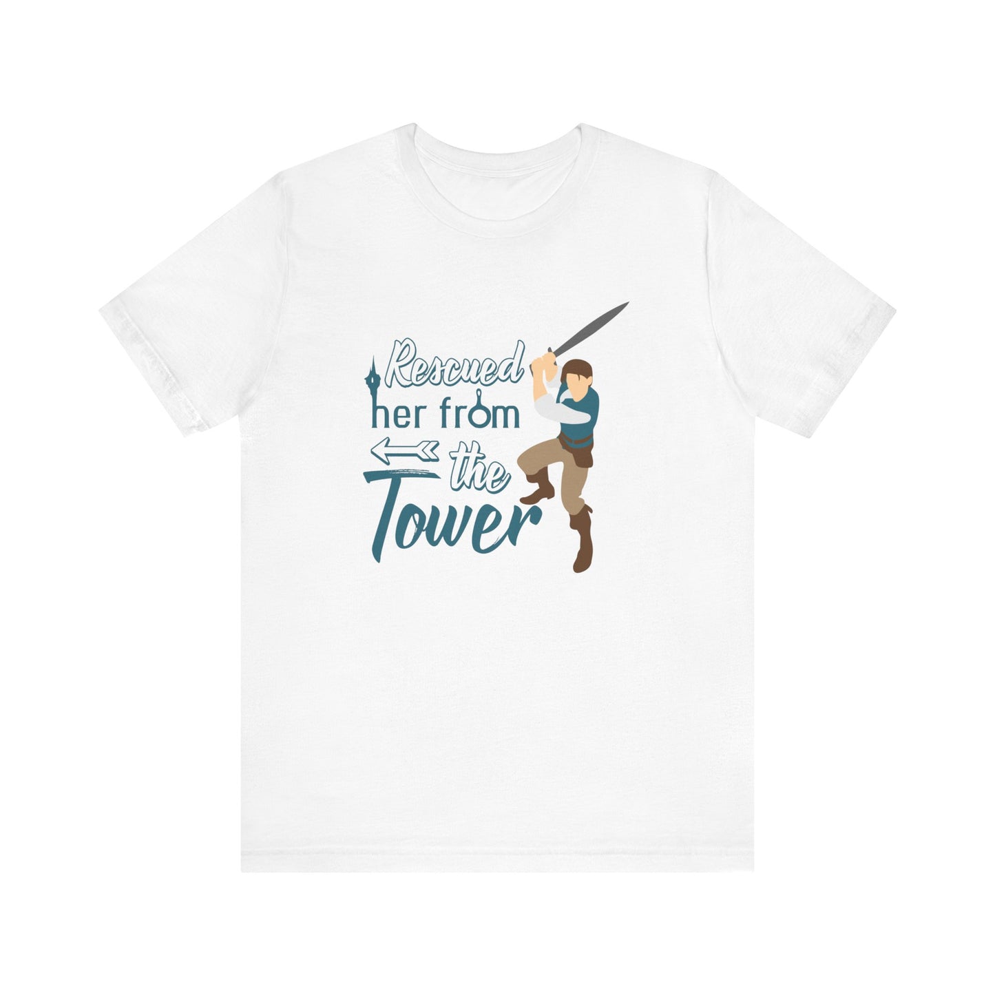 Tangled Shirt, Rescued Her from The Tower T-Shirt, Disney Couple Outfits, Theme Park Apparel
