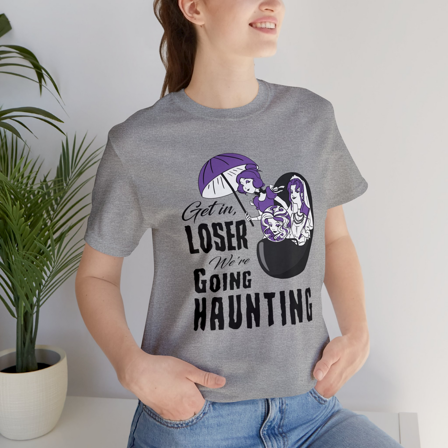 Get in loser We're Going Haunting Shirt, Haunted Mansion T-Shirt, Madame Leota Tee, Mean Girls Theme Park Day Outfits