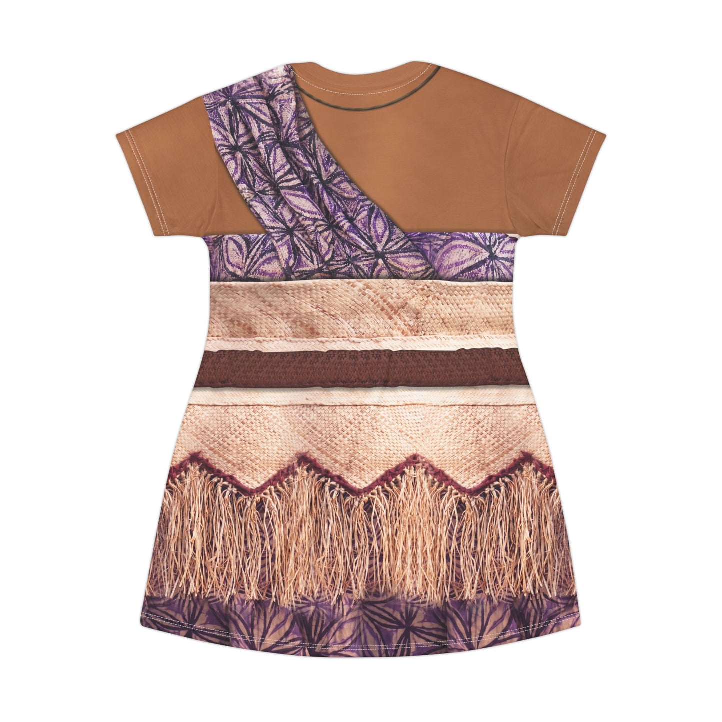 Sina Short Sleeve Dress, Moana Live Action Costume