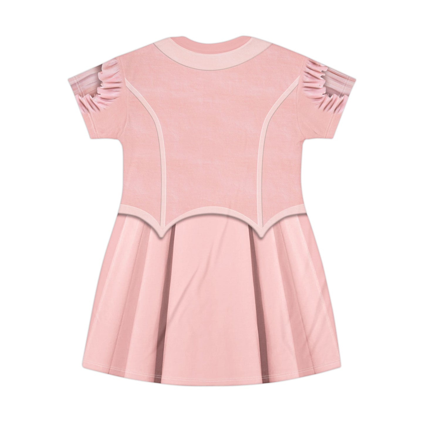 Glinda Pink Good Witch Short Sleeve Dress, Wicked Character Inspired Costume