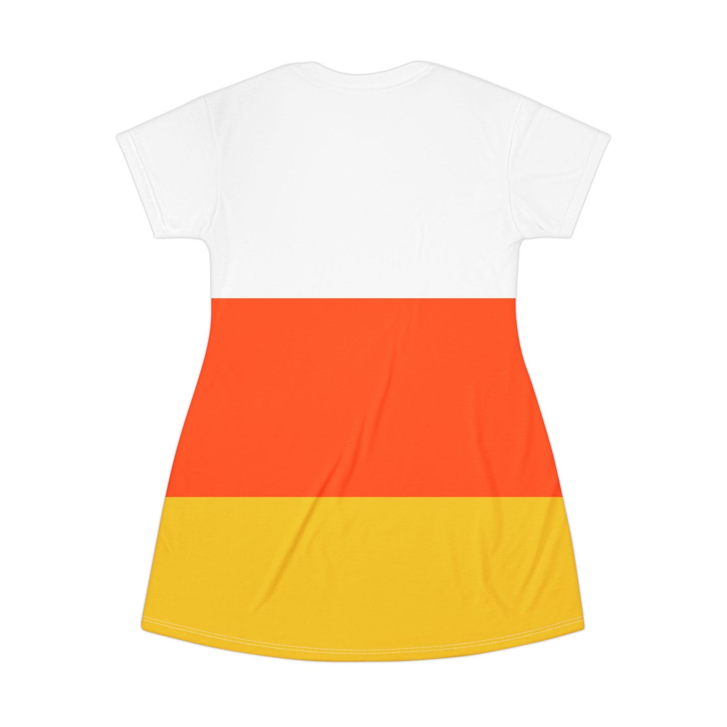 Candy Corn Short Sleeve Dress, Halloween Costume