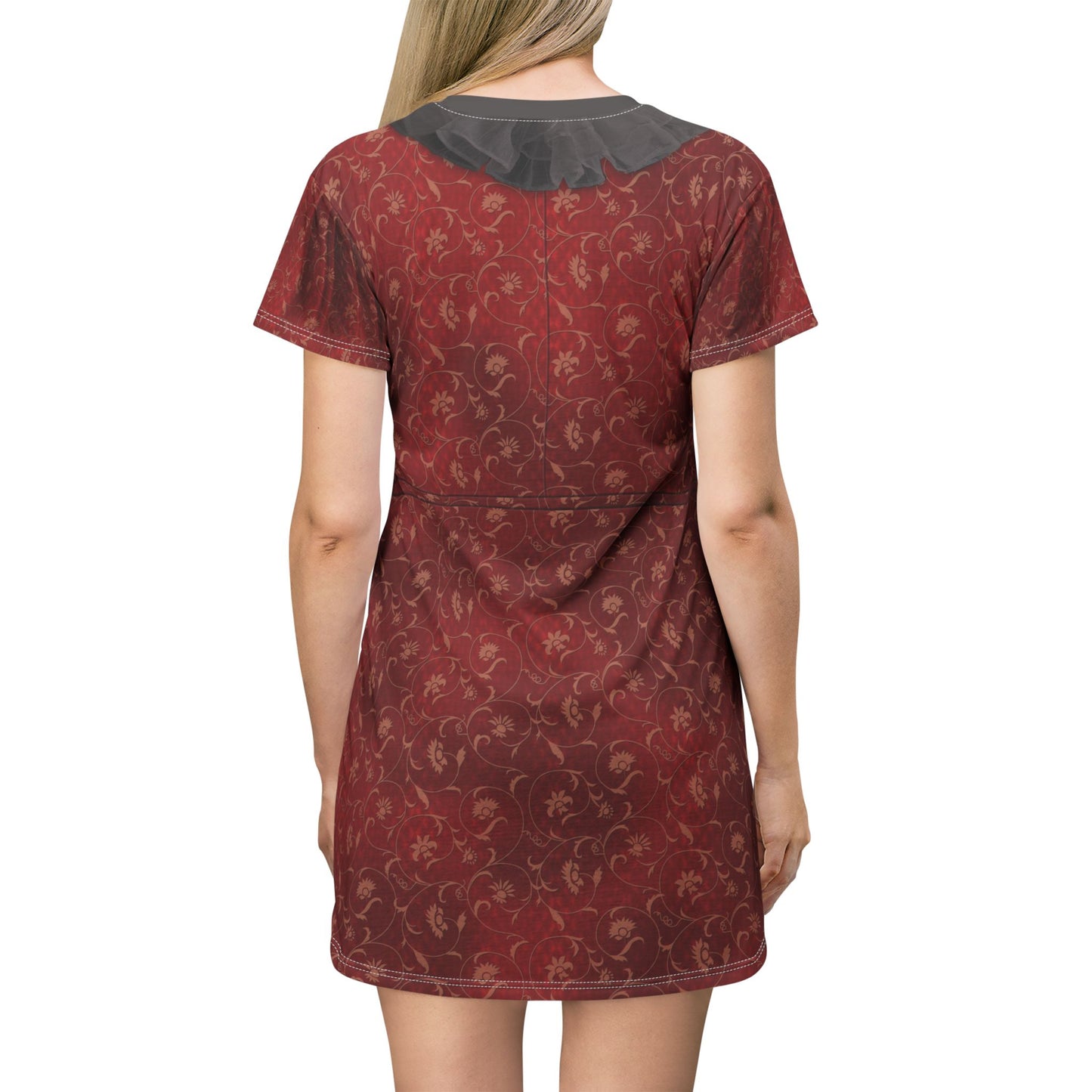 Lady Tremaine Red Short Sleeve Dress, Descendants 4 The Rise Of Red Costume