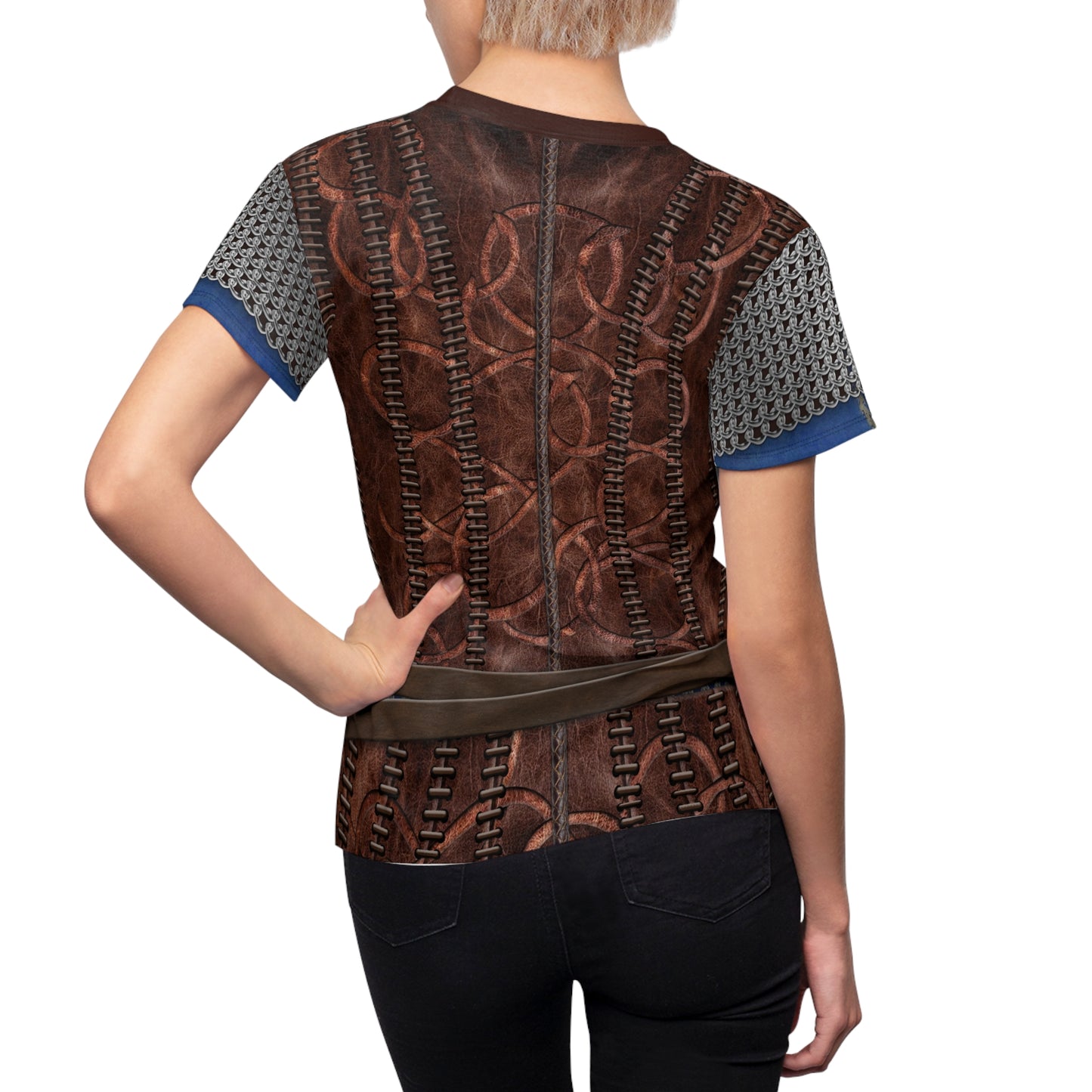 Viking Ver.2 Women's Shirt, Medieval Chainmail Armor Costume