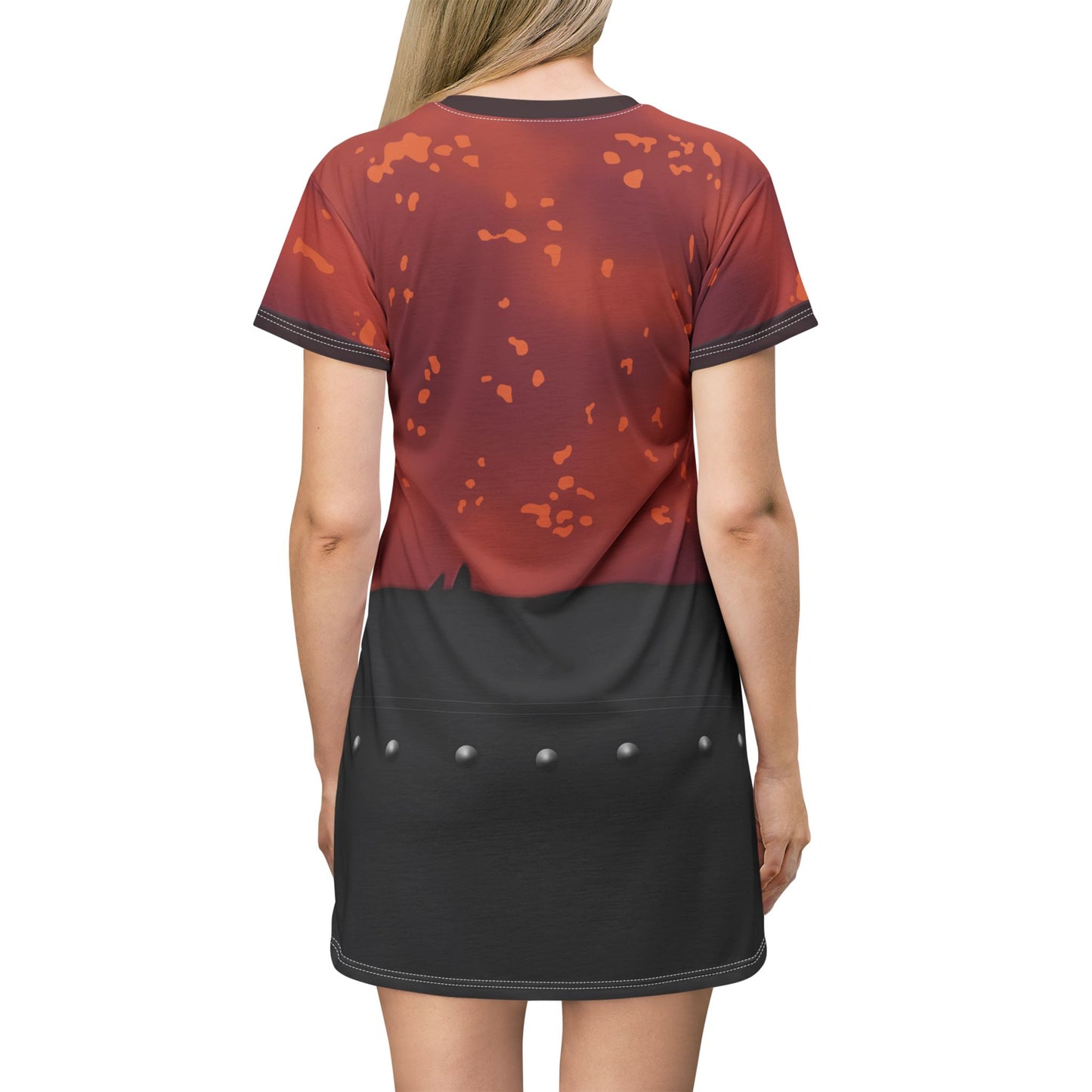 Eliza Zambi Orange Short Sleeve Dress, Zombies The Re-Animated Series Costume