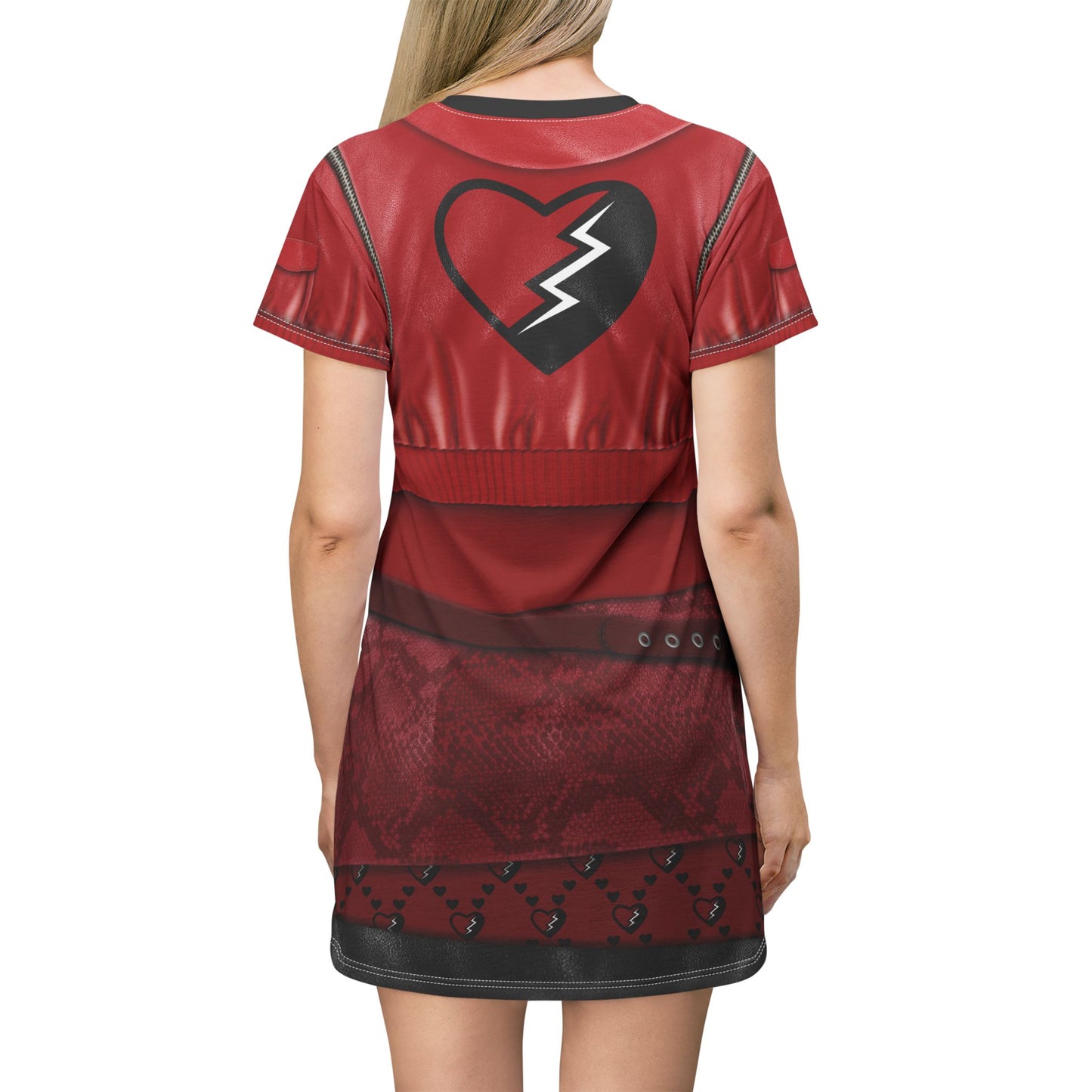 Red Jacket Short Sleeve Dress, Descendants 4 The Rise Of Red Costume