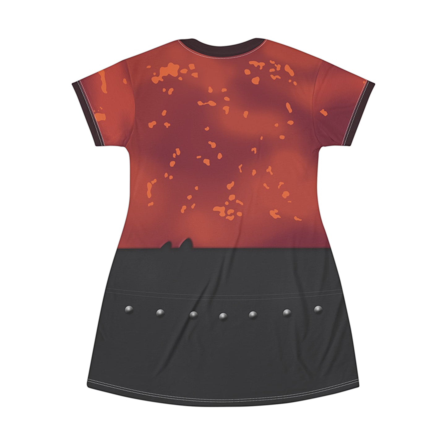 Eliza Zambi Orange Short Sleeve Dress, Zombies The Re-Animated Series Costume