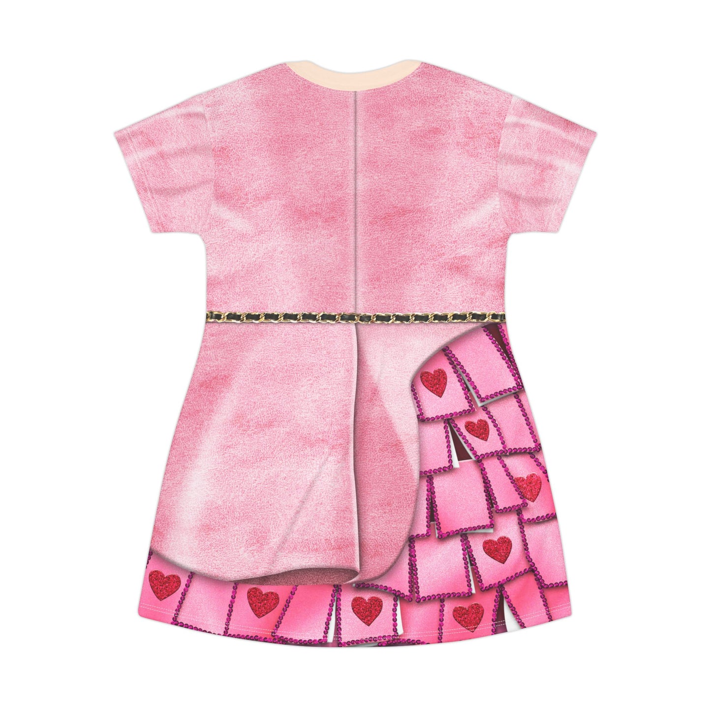 Princess Bridget of Hearts Short Sleeve Dress, Descendants 4 The Rise Of Red Costume