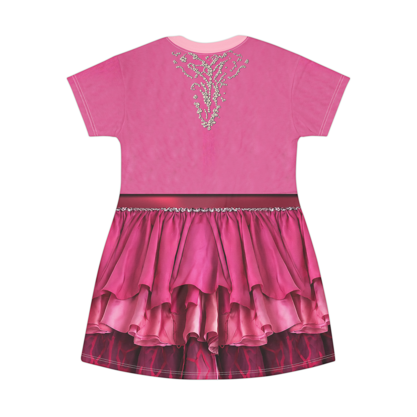 Pink Bubble Short Sleeve Dress, Descendants 5 Wicked Wonderland Costume