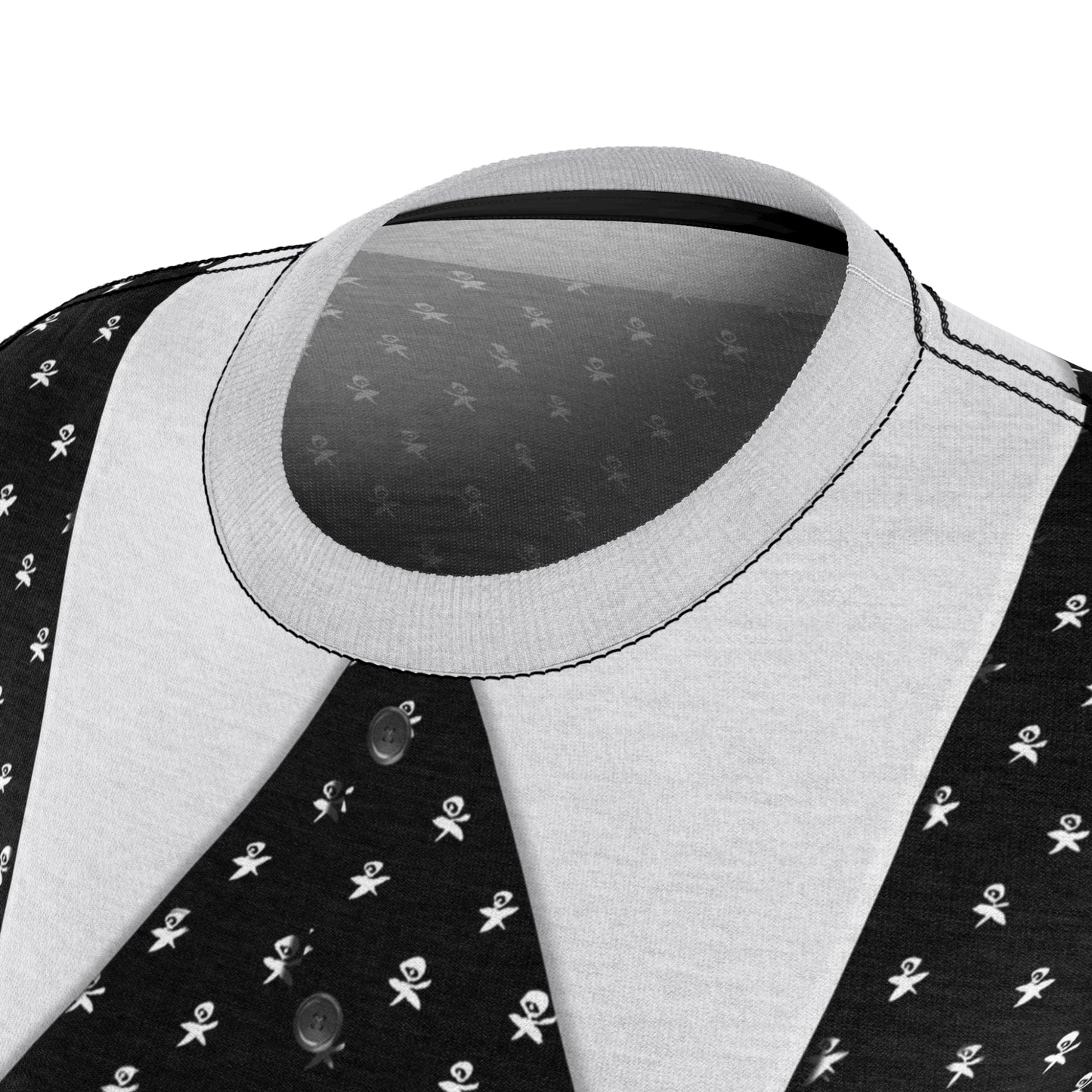 Addams Daughter Polka Dot Women's Shirt, Halloween Comedy Movies Costume