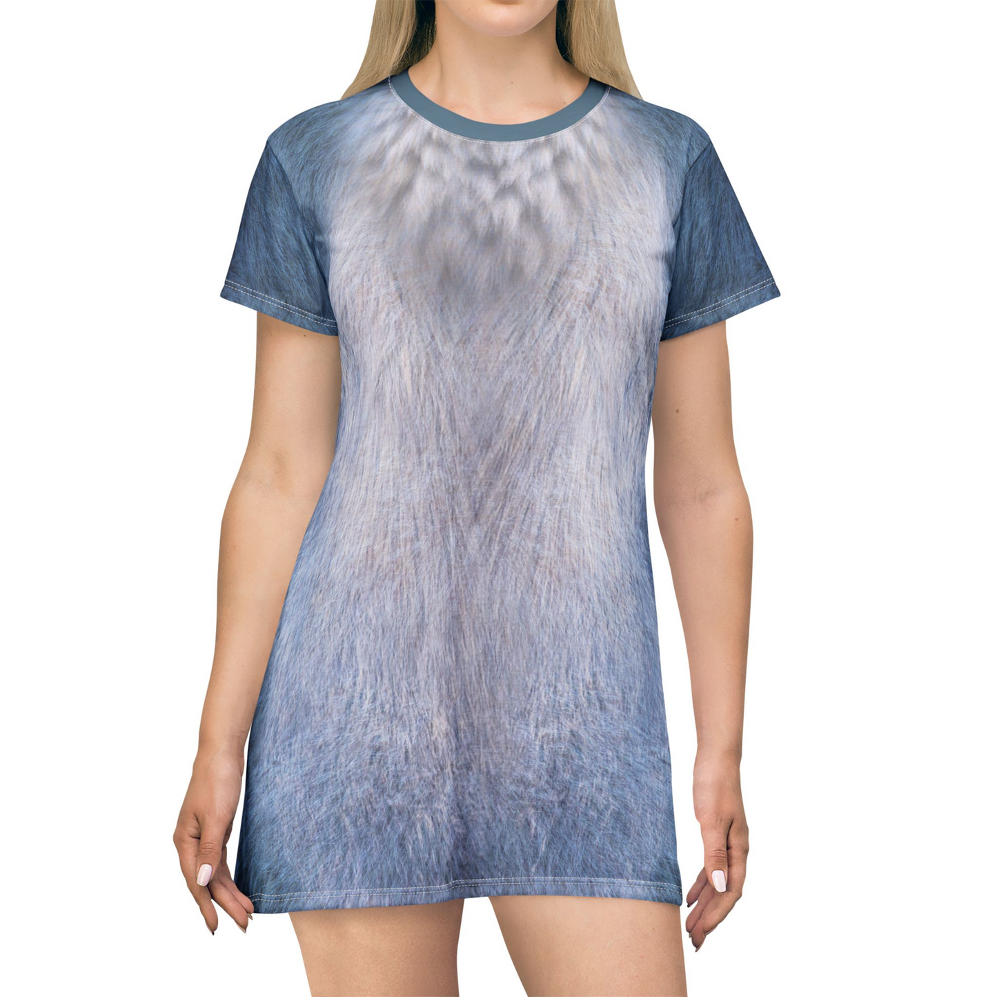 Stitch Faux Fur Short Sleeve Dress, Lilo & Stitch Character Inspired Costume