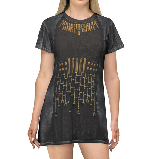 Malgosha Short Sleeve Dress, Movie Games Character Inspired Costume