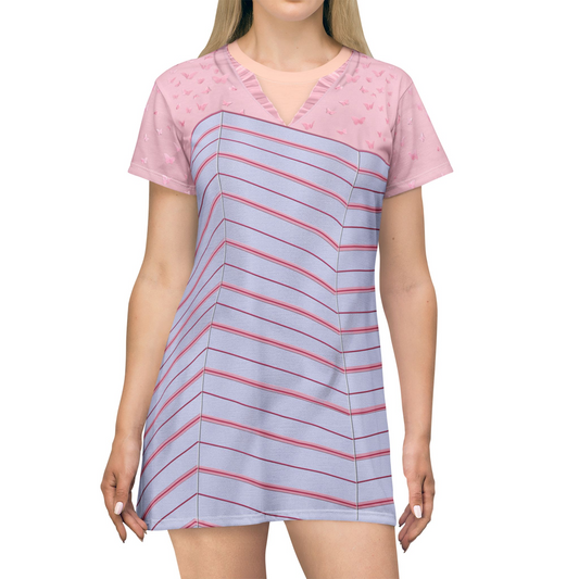 Glinda Short Sleeve Dress, Wicked Character Inspired Costume