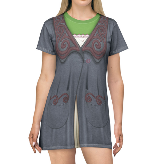 Elphaba Short Sleeve Dress, Wicked Character Inspired Costume