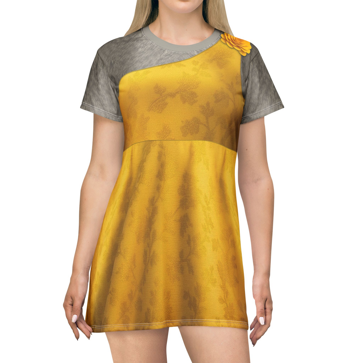 Judy Hopps Yellow Short Sleeve Dress, Zootopia 2 Character Inspired Costume