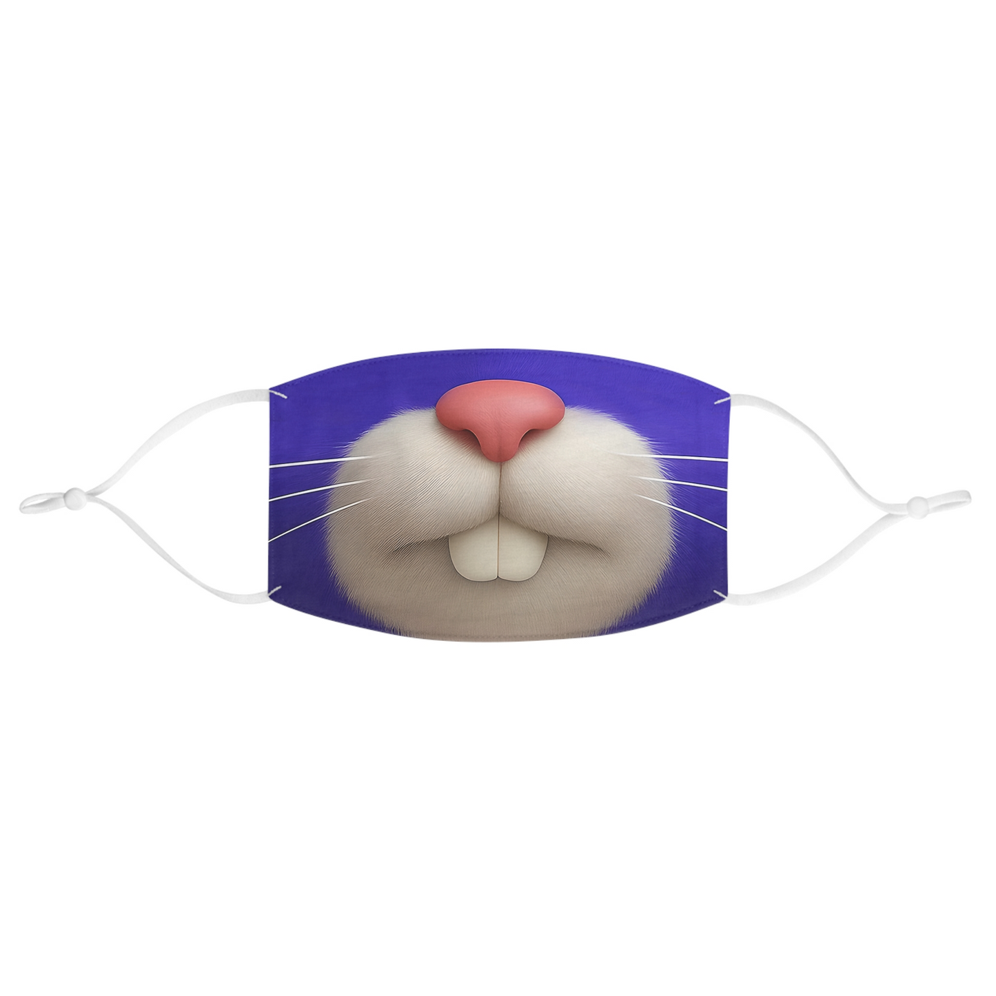 Hopper Purple Bunny Colth Face Mask, RoboGobo Inspired Costume