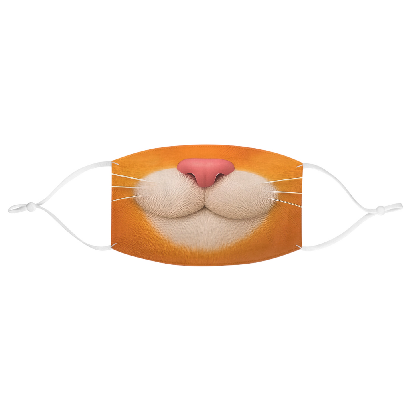 Allie Orange Cat Colth Face Mask, RoboGobo Inspired Costume