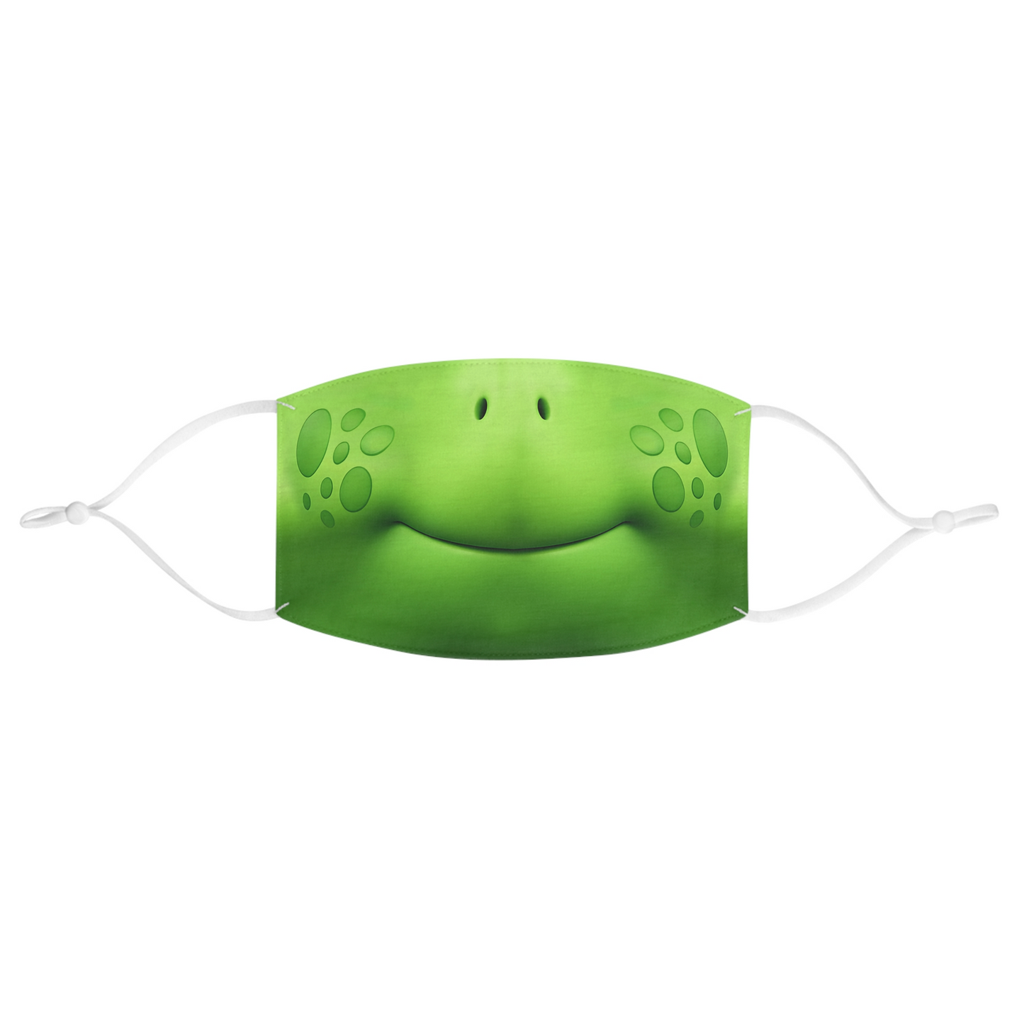 Shelly Green Turtle Colth Face Mask, RoboGobo Inspired Costume