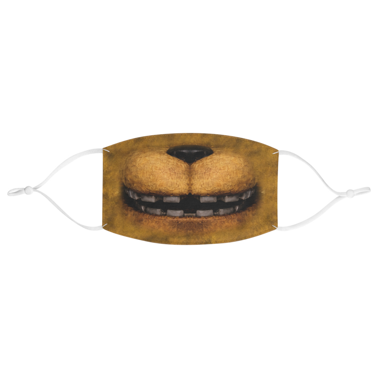 Yellow Animatronic Bear Face Mask, FNAF Costume