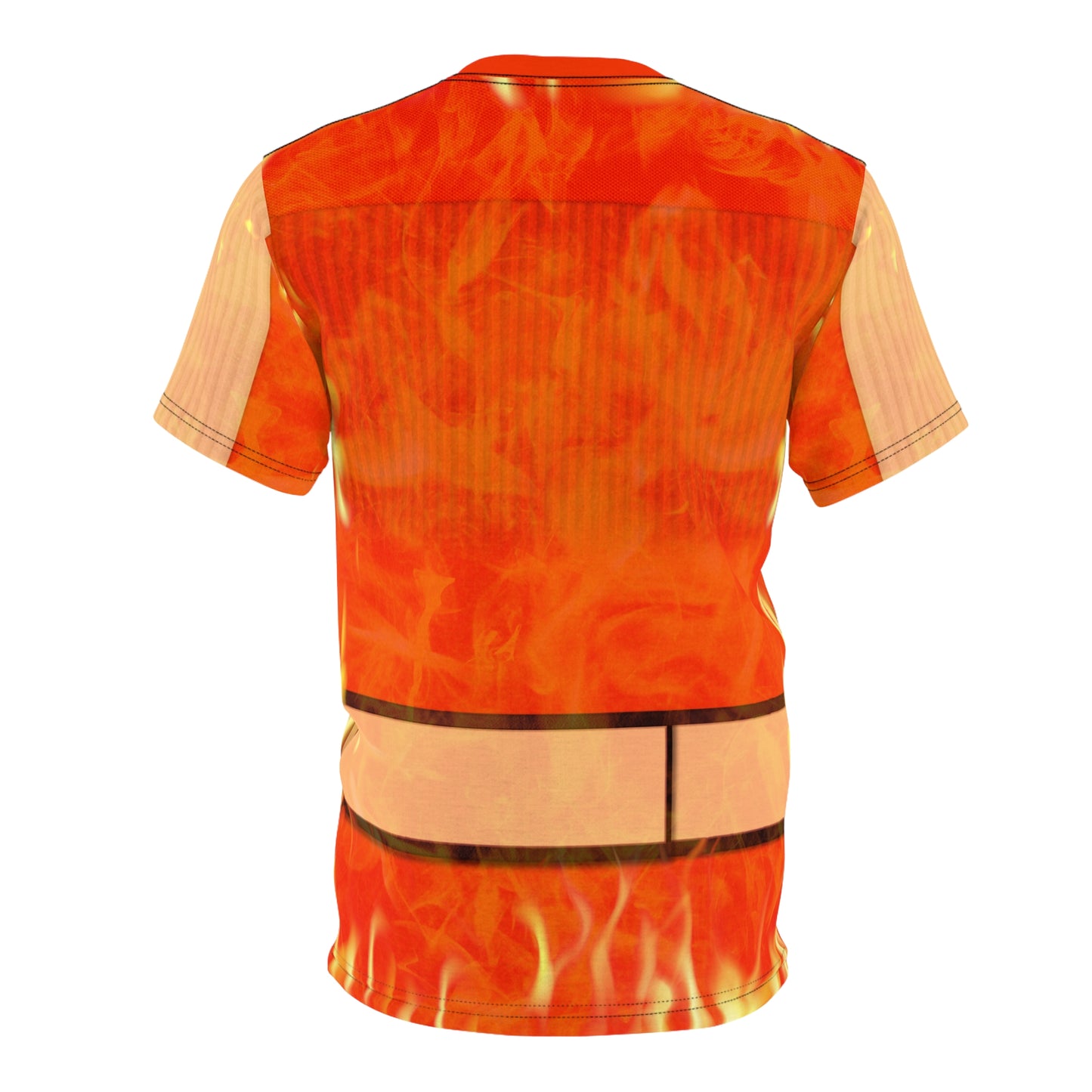 Human Torch Flame On Shirt, The Fantastic Four Character Inspired Costume