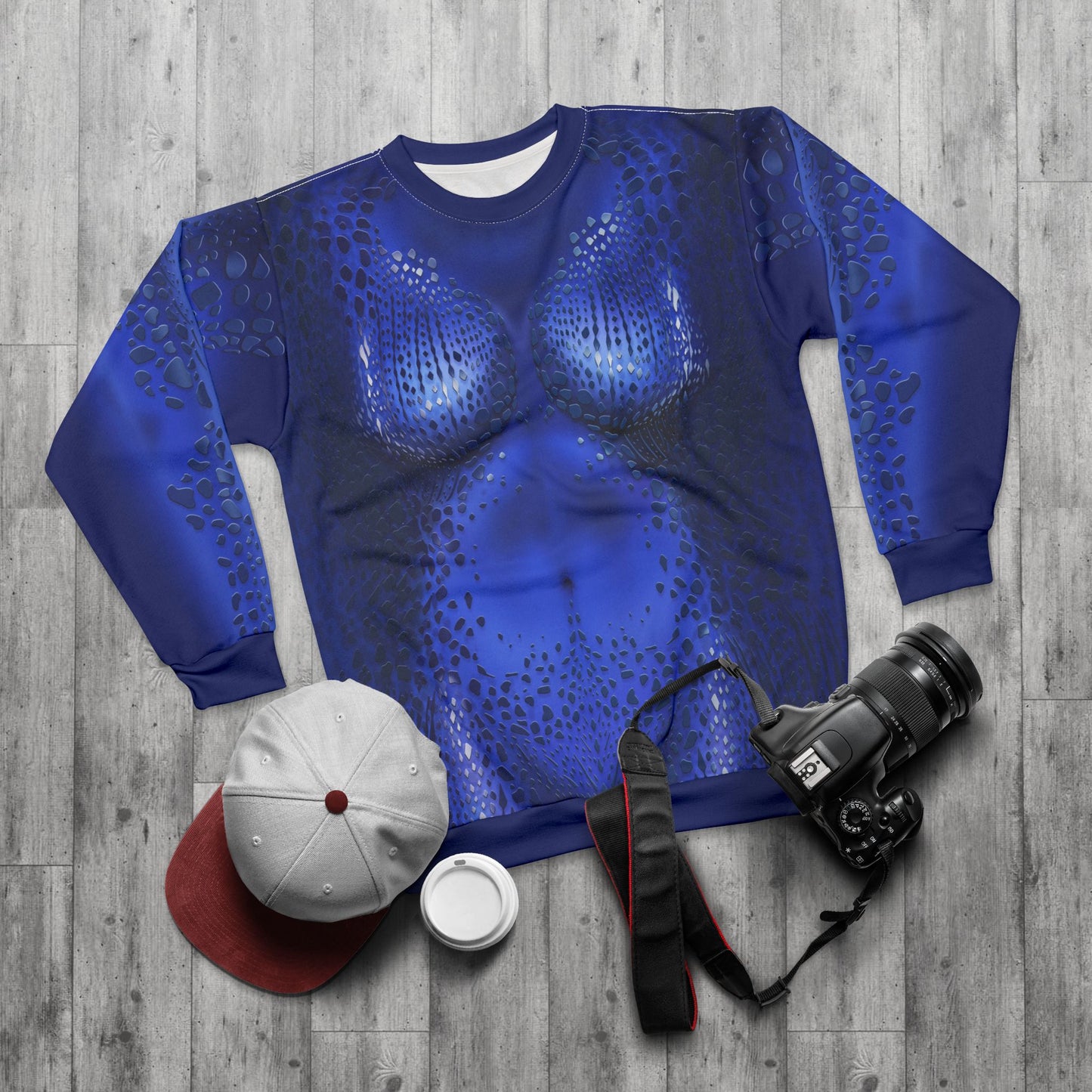 Mystique Long Sleeve Shirt, X-Men Costume