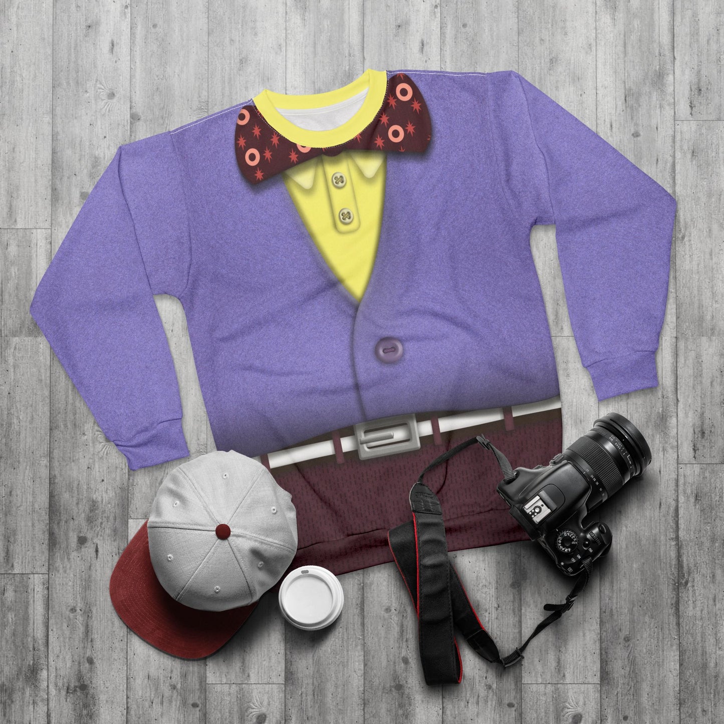 Grandpa Bud Long Sleeve Shirt, Meet the Robinsons Costume