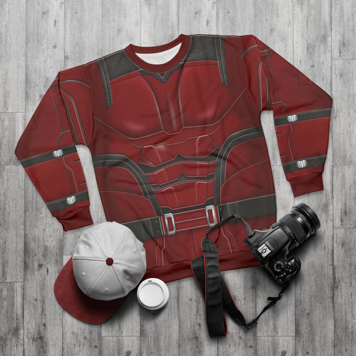 Daredevil Long Sleeve Shirt, Daredevil: Born Again Inspired Costume