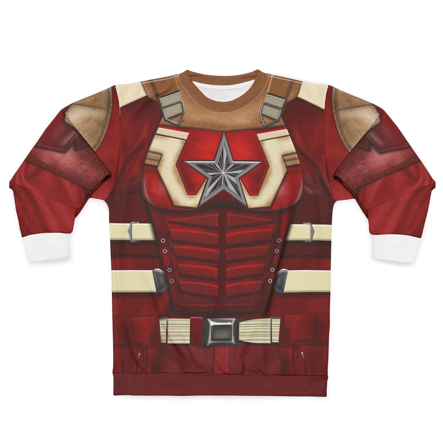 Red Guardian Long Sleeve Shirt, Thunderbolts Character Costume