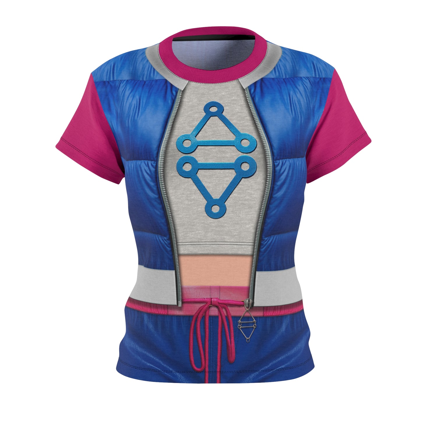 Addison Wells Blue Vest Women's Shirt, Zombies 4 Dawn of the Vampires Costume