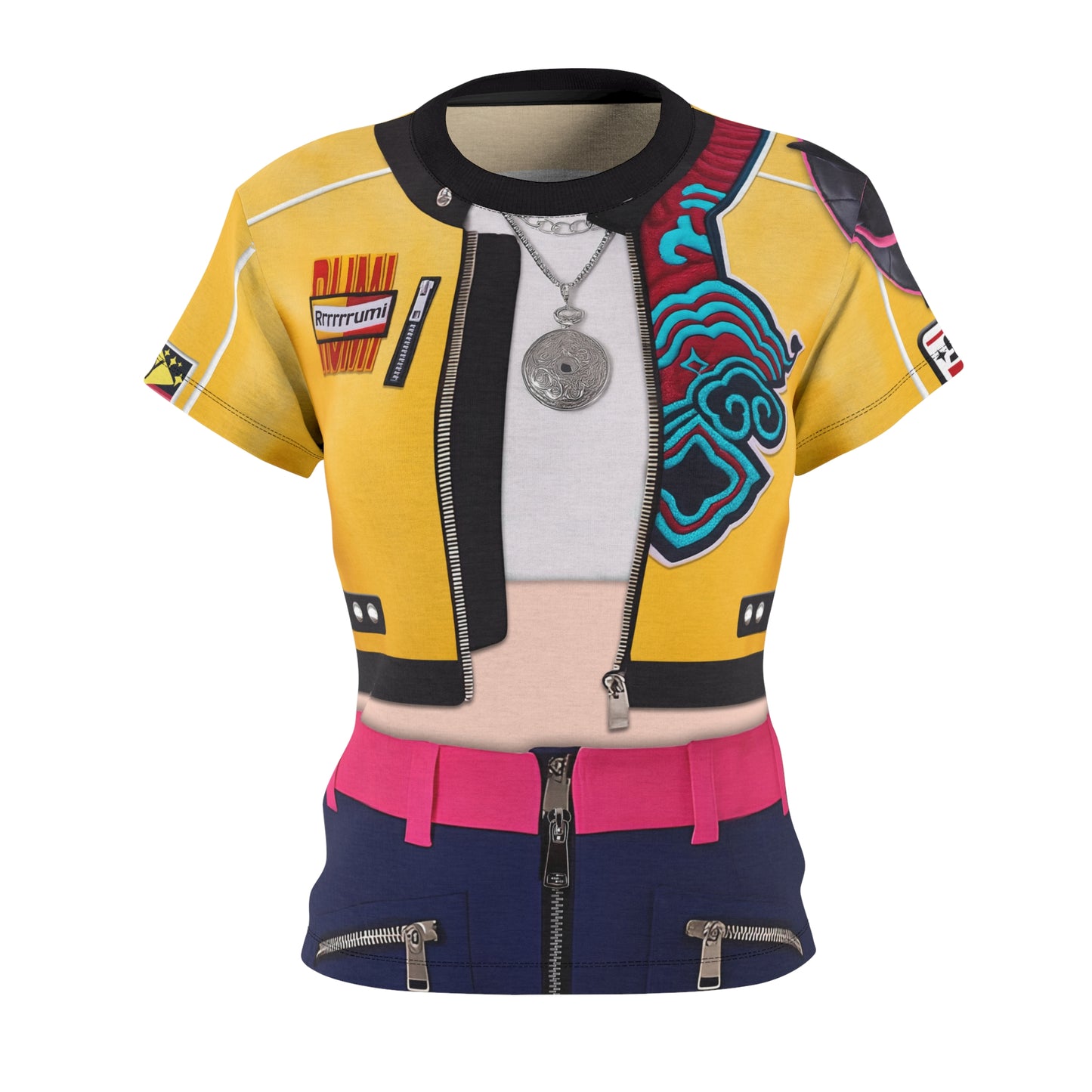 Kpop Yellow Style Women's Shirt, IdoI Girl Group Inspired Cosplay Costume