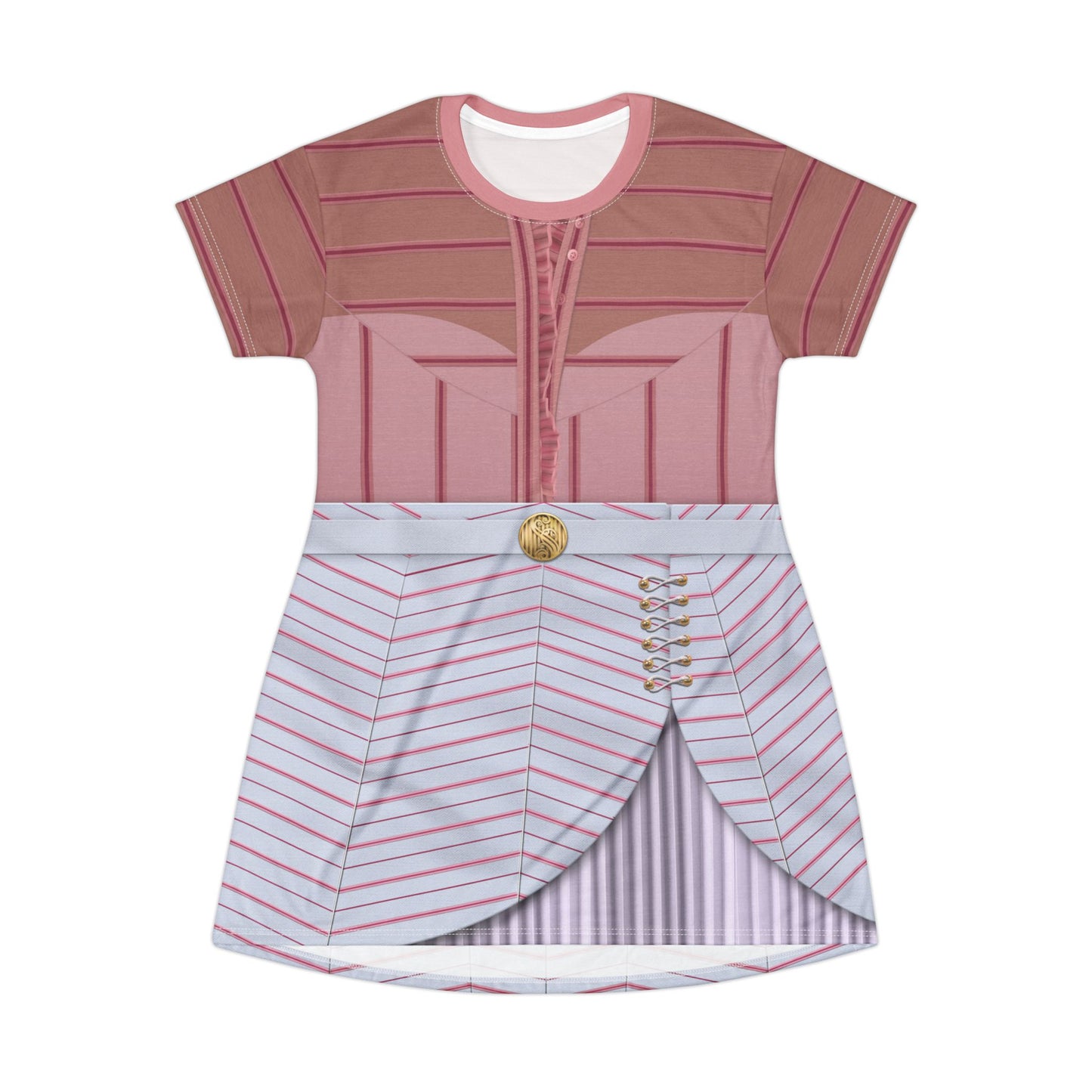 Glinda in Classroom Short Sleeve Dress, Wicked Character Inspired Costume