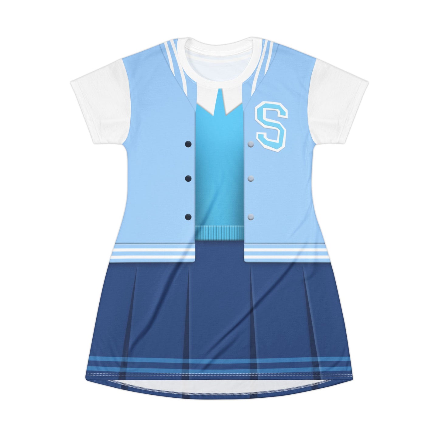 Addison Varsity Jacket Short Sleeve Dress, Zombies The Re-Animated Series Costume