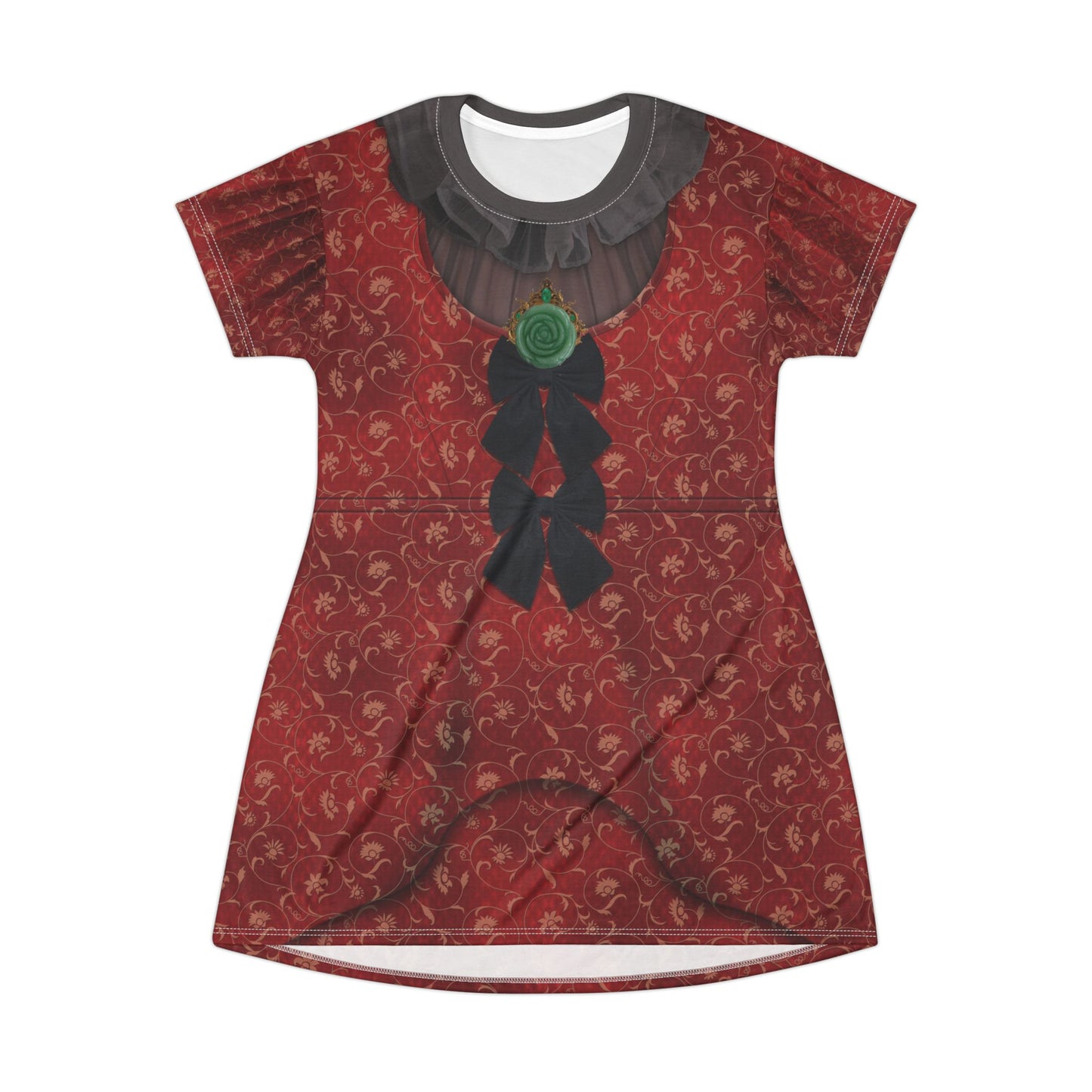 Lady Tremaine Red Short Sleeve Dress, Descendants 4 The Rise Of Red Costume