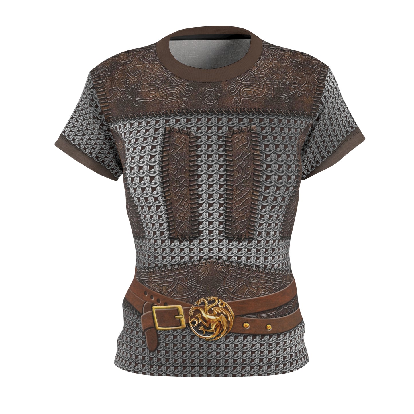 Viking Ver.1 Women's Shirt, Medieval Chainmail Armor Costume