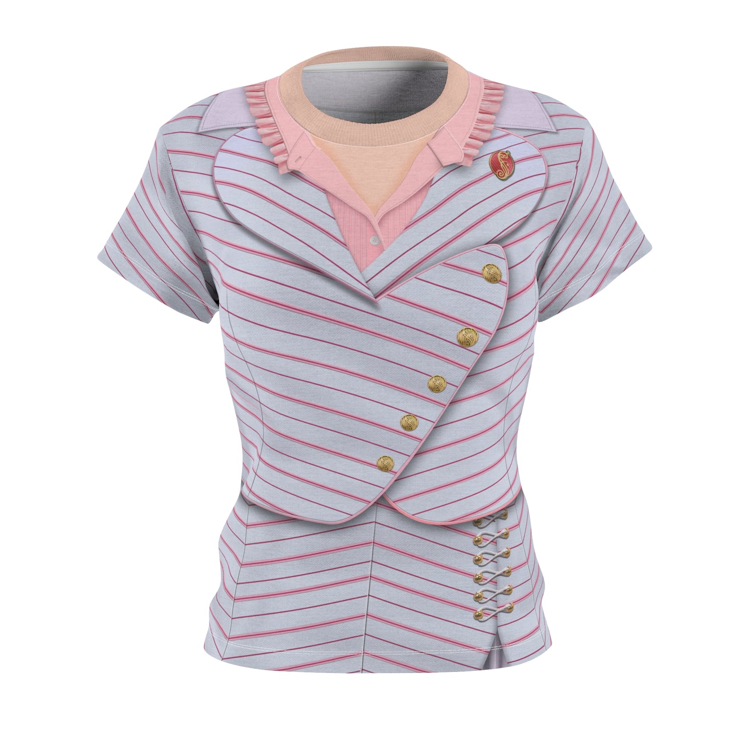 Pink Good Witch University Uniform Women's Shirt, Broadway Character Inspired Costume