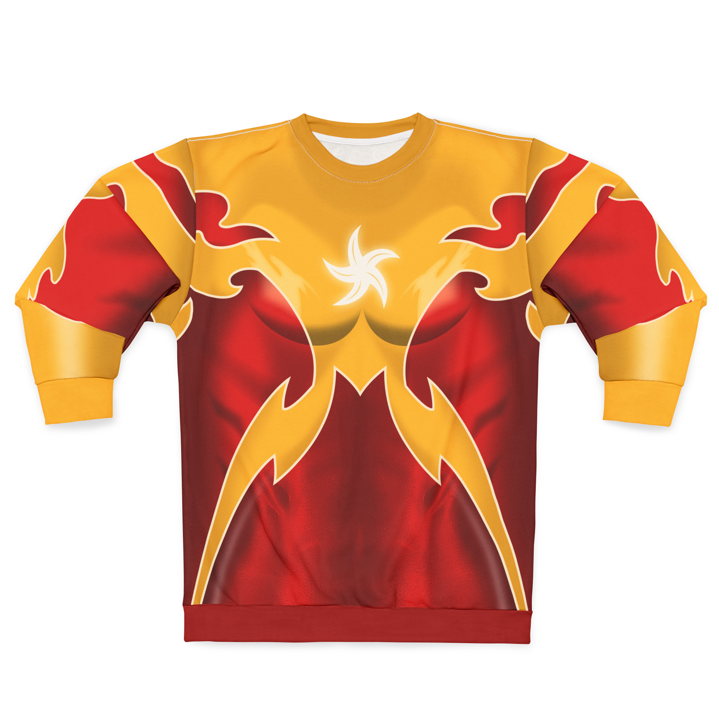 Firestar Long Sleeve Shirt, Marvel Character Inspired Costume