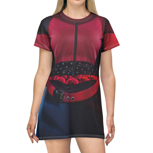 Red Short Sleeve Dress, Descendants 4 The Rise Of Red Costume