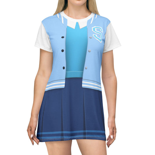 Addison Varsity Jacket Short Sleeve Dress, Zombies The Re-Animated Series Costume