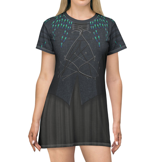 Vertigo Short Sleeve Dress, Agatha All Along Series Costume