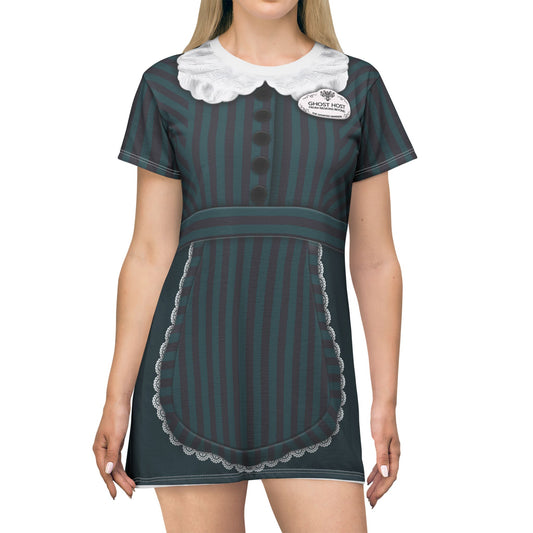 Haunted Mansion Maid Short Sleeve Dress, Haunted Mansion Cast Member Costume