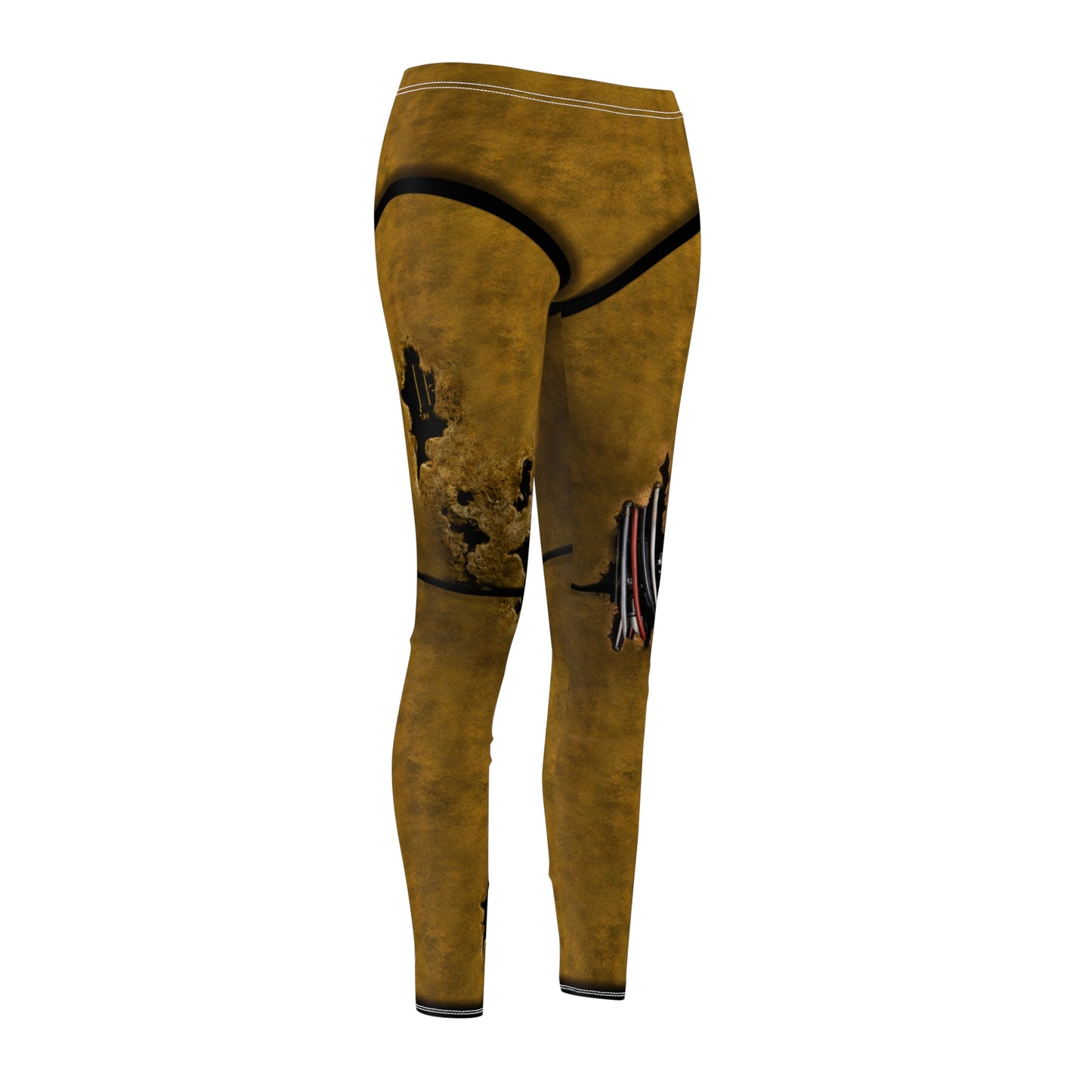 Yellow Animatronic Bear Legging, FNAF Character Inspired Costume