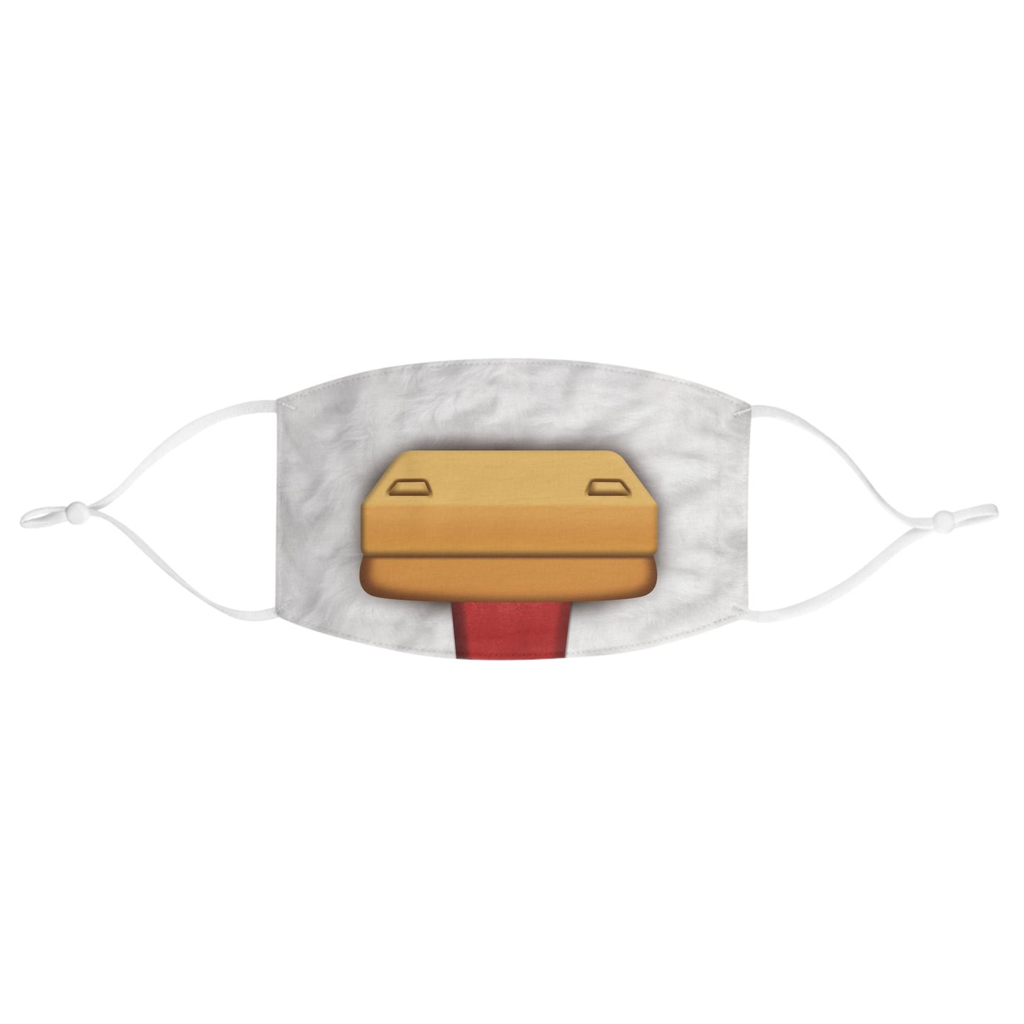 Chicken Jockey Bruh Colth Face Mask, The Overworld Animal Character Inspired Costume