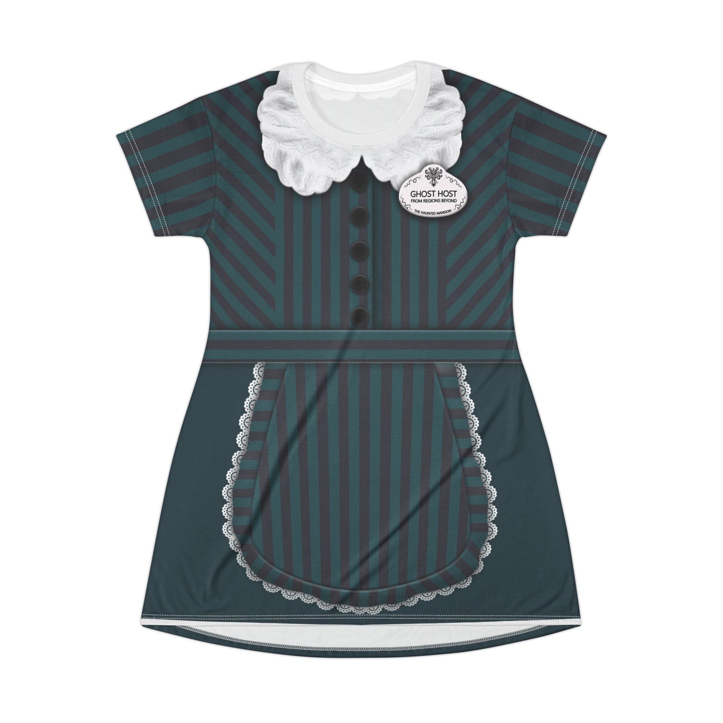 Haunted Mansion Maid Short Sleeve Dress, Haunted Mansion Cast Member Costume