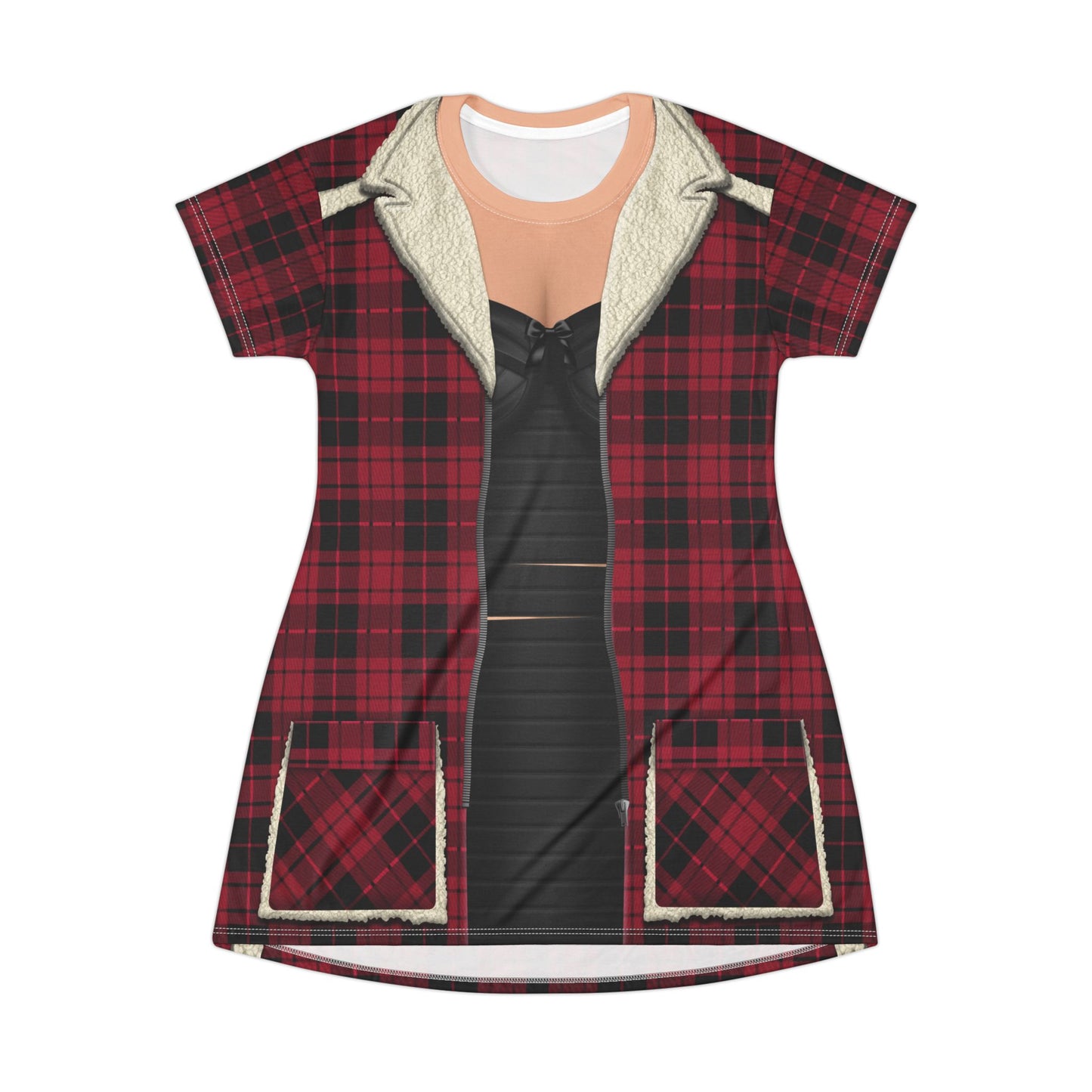 Vanessa Carlysle Short Sleeve Dress, Deadpool & Wolverine Costume