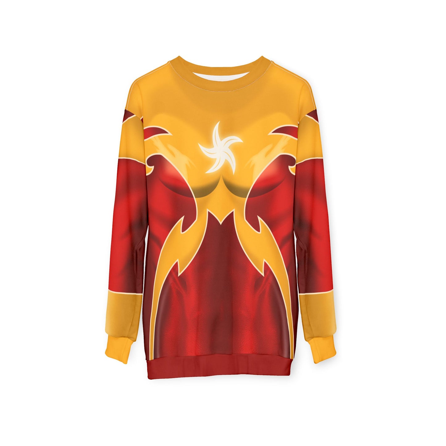 Firestar Long Sleeve Shirt, Marvel Character Inspired Costume