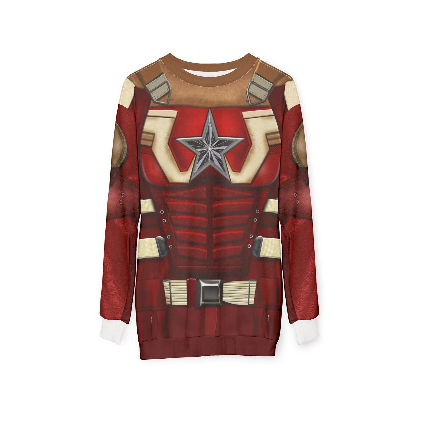 Red Guardian Long Sleeve Shirt, Thunderbolts Character Costume